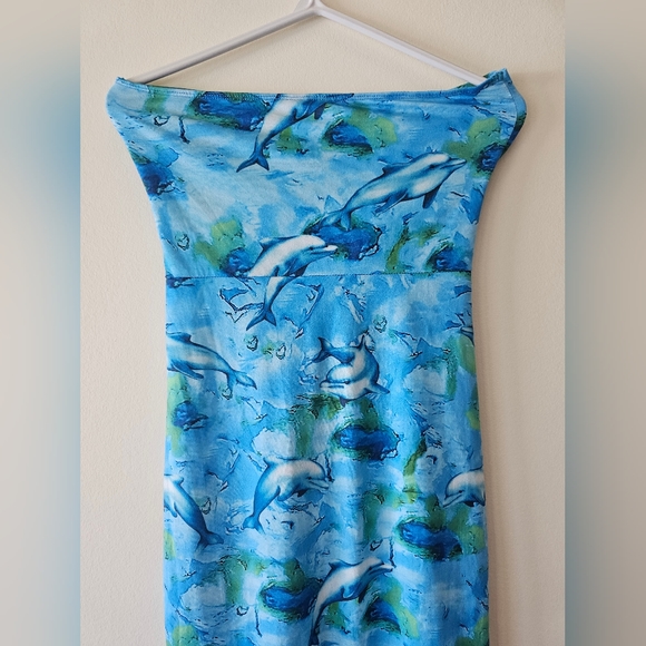 Dolphin Bikini/Beach Cover Dress - Picture 8 of 12